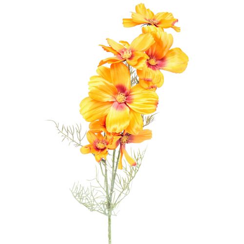 Artículo Cosmea Kosmee cesta de joyería flor artificial naranja 75cm