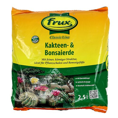 Floristik24 FRUX tierra cactus y bonsai 2,5 litros