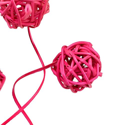 Floristik24 Fancy Ting Ting rosa 25uds