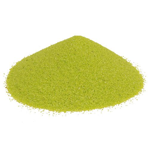 Floristik24 Color arena 0.1mm - 0.5mm verde manzana 2kg