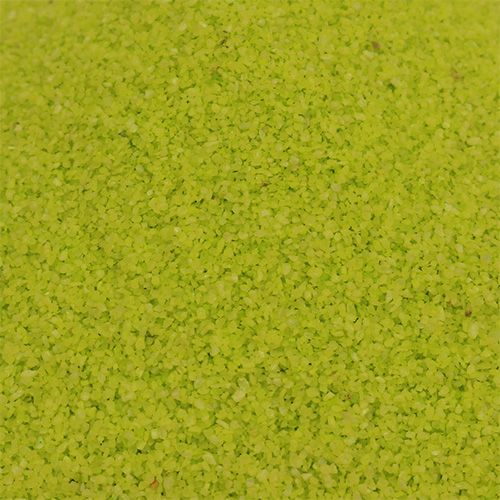 Floristik24 Color arena 0.1mm - 0.5mm verde manzana 2kg