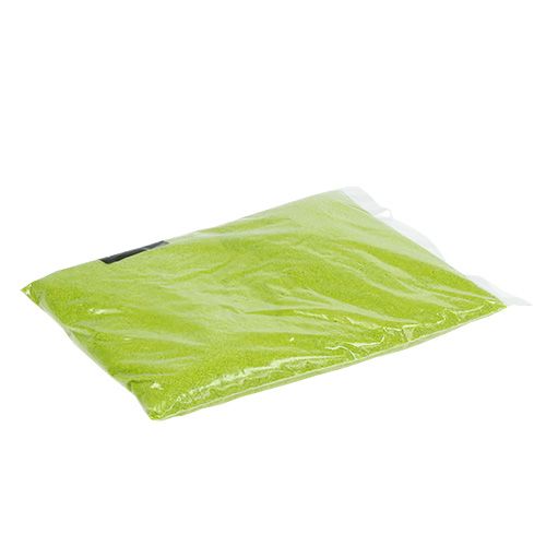 Floristik24 Color arena 0.1mm - 0.5mm verde manzana 2kg