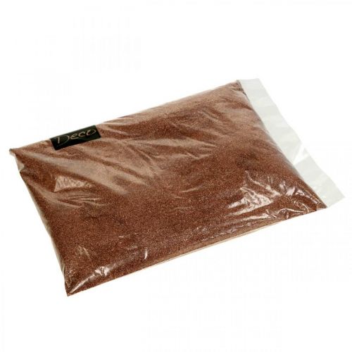 Floristik24 Color arena cobre decorativa arena marrón Ø0.5mm 2kg