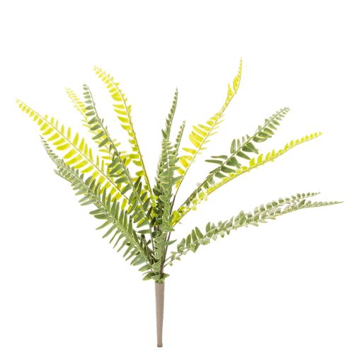 Rama de helecho artificial, planta verde artificial para decoración, 45 cm