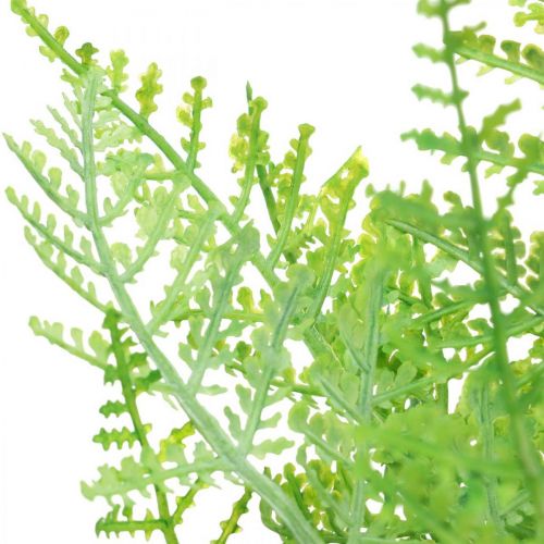 Artículo Helecho decorativo artificial verde helecho artificial H40cm paquete con 4 piezas