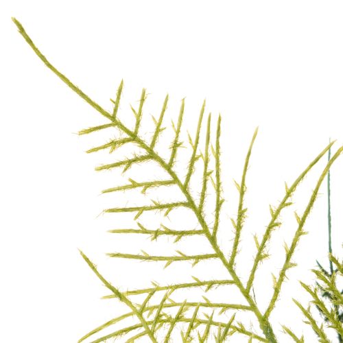 Decoración artificial de rama de helecho, verde, de aspecto realista, 56 cm. | Floristik24.es
