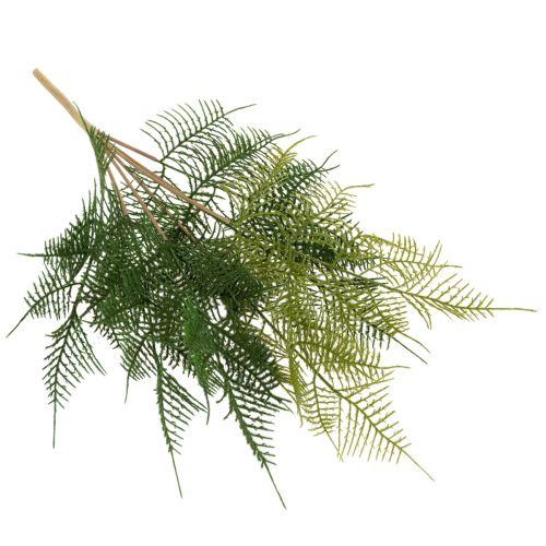 Decoración artificial de rama de helecho, verde, de aspecto realista, 56 cm. | Floristik24.es