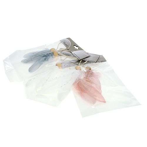 Floristik24 Colgante de resorte de 3 pliegues. L20cm 6 piezas