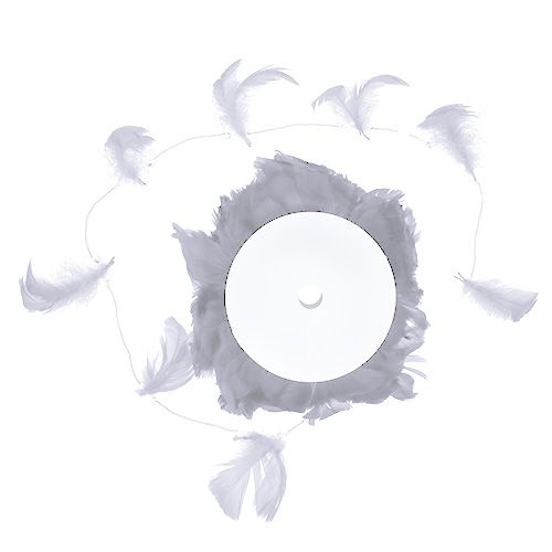 Floristik24 Resorte en alambre Blanco 10m