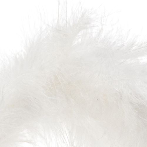 Artículo Corona de plumas ideal para decoración de bodas y decoración atmosférica de Pascua 20cm