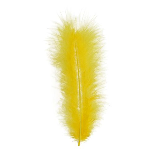 Artículo Plumas 30g amarillo dorado