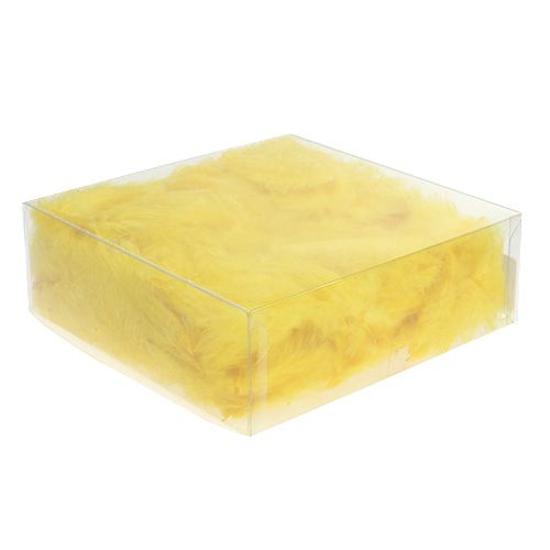 Floristik24 Plumas 30g amarillo dorado