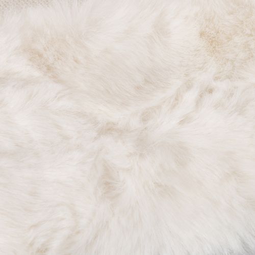 Cinta decorativa blanca y esponjosa, rollo de piel sintética, 10x140cm, 3 piezas | Floristik24.es