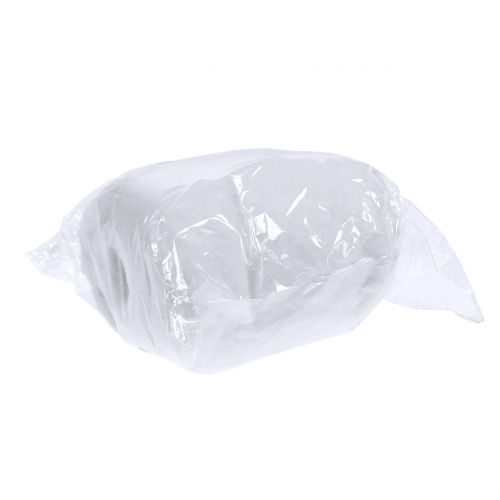 Floristik24 Cinta de pelo decorativa blanca 10x200cm
