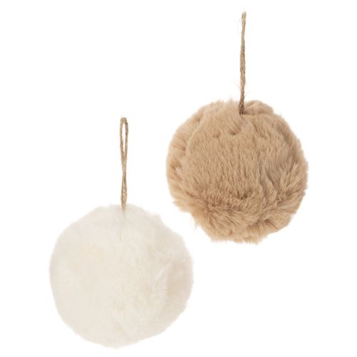 Adorno decorativo de pompón para árboles de Navidad, 10 cm. comprar | Floristik24.es