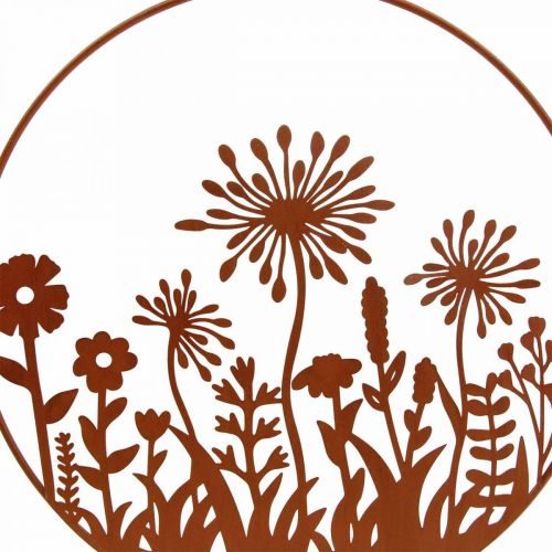 Artículo Decoración de ventana decoración colgante de resorte decoración de flores de metal Ø30cm 2 piezas