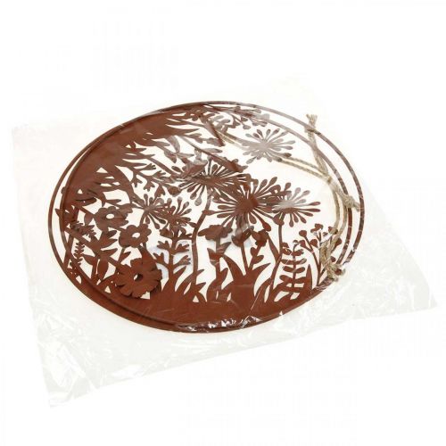 Artículo Decoración de ventana decoración colgante de resorte decoración de flores de metal Ø30cm 2 piezas