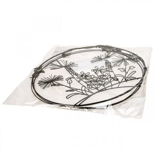 Floristik24 Primavera de decoración de ventana, decoración colgante flores de metal Ø20.5cm 2pcs