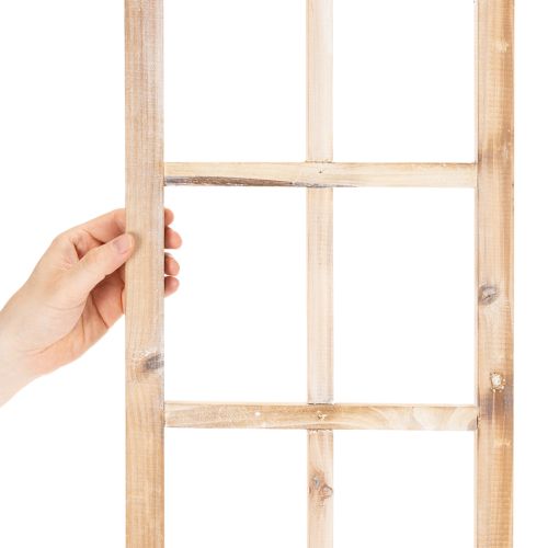 Marco de ventana de madera como decoración de pared 100cm | Floristik24.es
