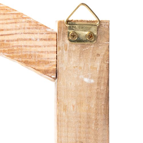 Marco de ventana de madera como decoración de pared 100cm | Floristik24.es