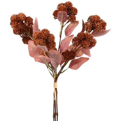 Floristik24 Flores Artificiales Fat Hen Red Sedum Stonecrop 41cm 3uds