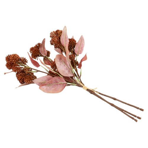 Artículo Flores Artificiales Fat Hen Red Sedum Stonecrop 41cm 3uds