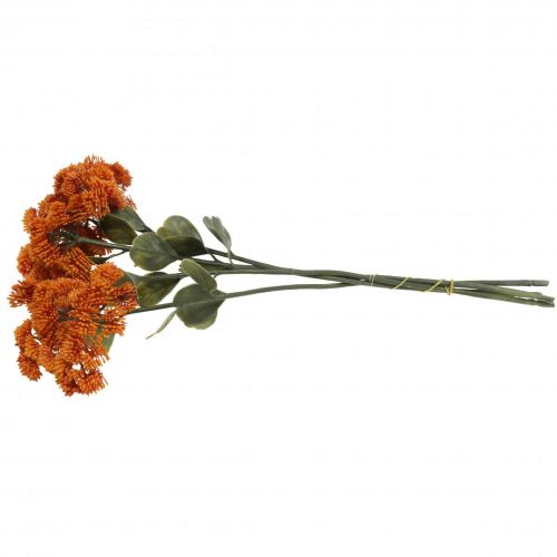 Artículo Stonecrop Orange Sedum Stonecrop flores artificiales H48cm 4pcs