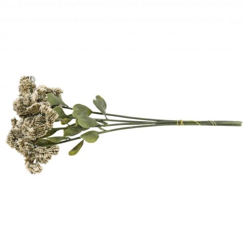 Artículo Stonecrop crema sedum stonecrop flores artificiales 48cm 4pcs