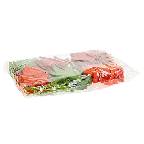 Floristik24 Hojas de fieltro para colgar coloridas 7,5-8cm 24pcs