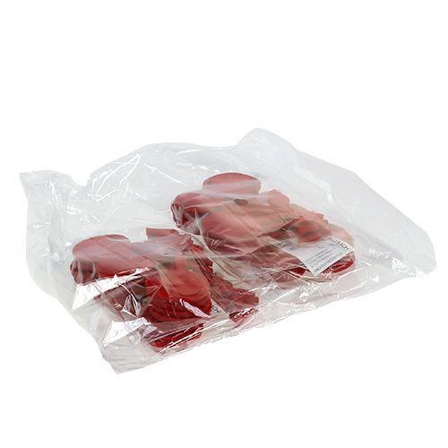 Floristik24 Cerezas de fieltro rojas 32p