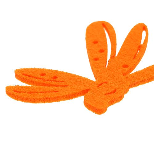 Artículo Fieltro Decoración para controlar Naranja 24pcs