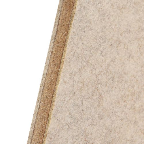 Artículo Adorno de fieltro para árbol de Navidad abeto beige Al. 80 cm