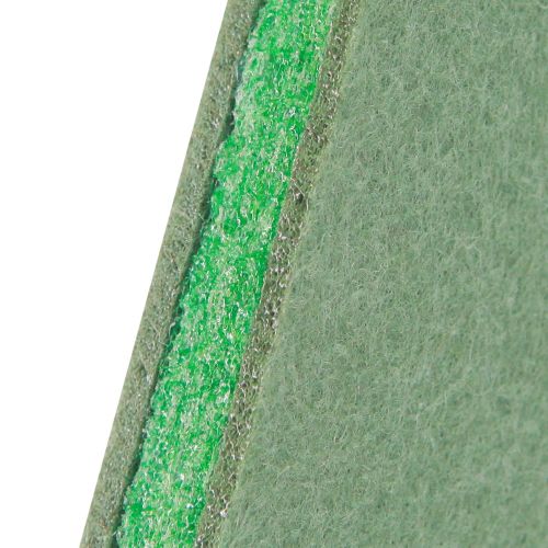 Artículo Decoración de fieltro para árbol de Navidad verde abeto Al. 80 cm