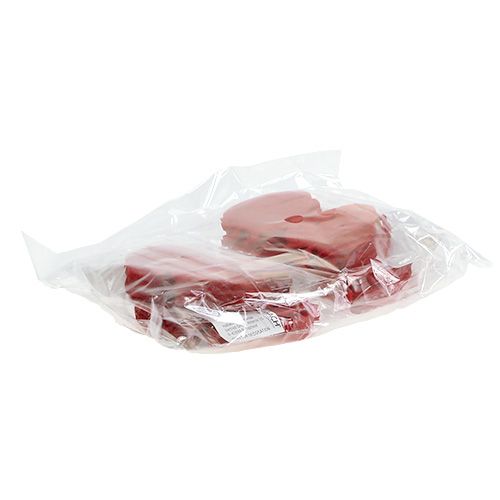 Floristik24 Fresas de fieltro rojo 32p
