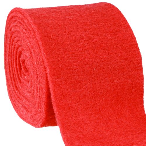 Artículo Cinta de fieltro 15cm x 5m roja