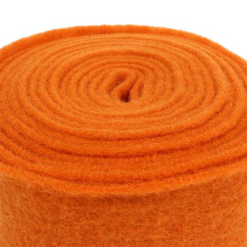 Artículo Cinta de fieltro 15cm x 5m naranja