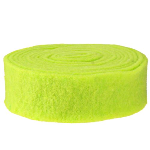 Artículo Cinta de fieltro verde 7,5cm 5m