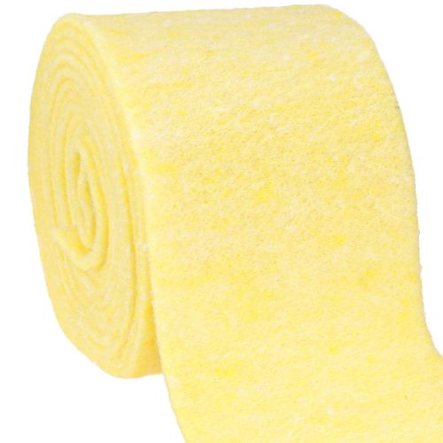 Artículo Cinta de fieltro amarillo claro 15cm 5m