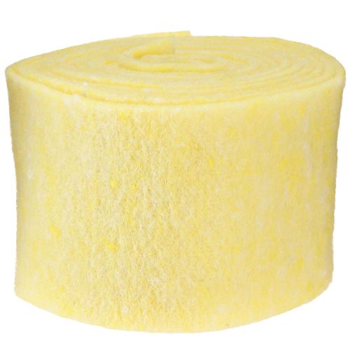 Artículo Cinta de fieltro amarillo claro 15cm 5m