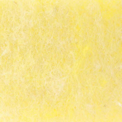 Artículo Cinta de fieltro amarillo claro 7,5cm 5m