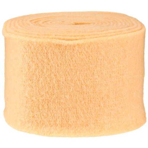 Artículo Cinta de fieltro naranja claro 15cm 5m