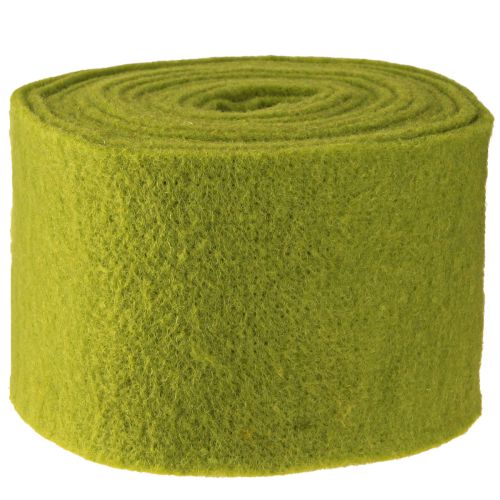 Artículo Cinta de fieltro verde musgo 15cm 5m