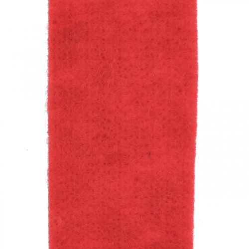 Artículo Cinta de fieltro roja 7,5cm 5m