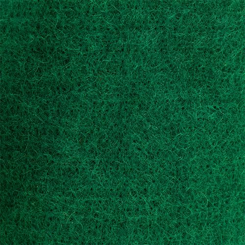 Floristik24 Cinta de fieltro verde pino 15cm 5m