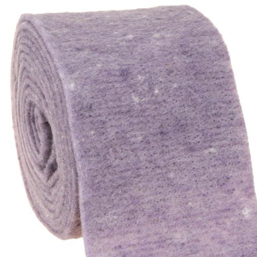 Cinta de fieltro lila 15cm 5m