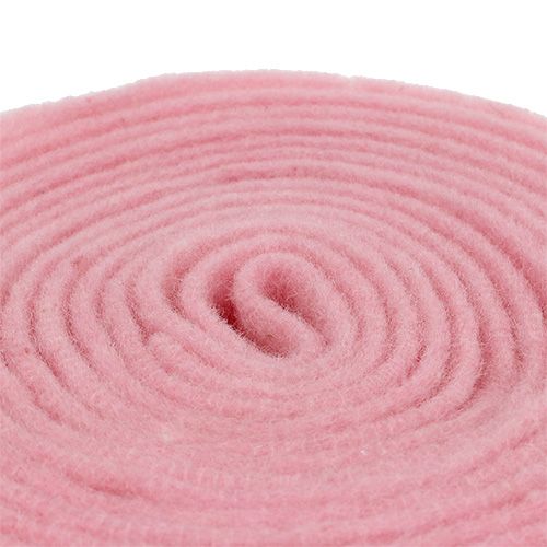 Artículo Cinta de fieltro 7,5cm x 5m rosa
