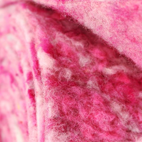 Floristik24 Cinta de fieltro Happy pink 7,5cm 5m