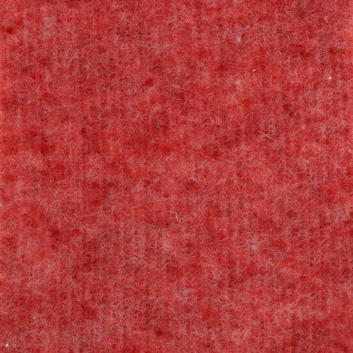 Artículo Cinta de fieltro, cinta para macetas, fieltro de lana rojo, jaspeado blanco 15cm 5m