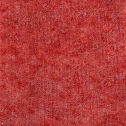 Floristik24 Cinta de fieltro, cinta para macetas, fieltro de lana rojo, jaspeado blanco 15cm 5m