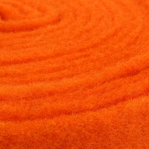 Cinta de fieltro naranja 7,5cm 5m